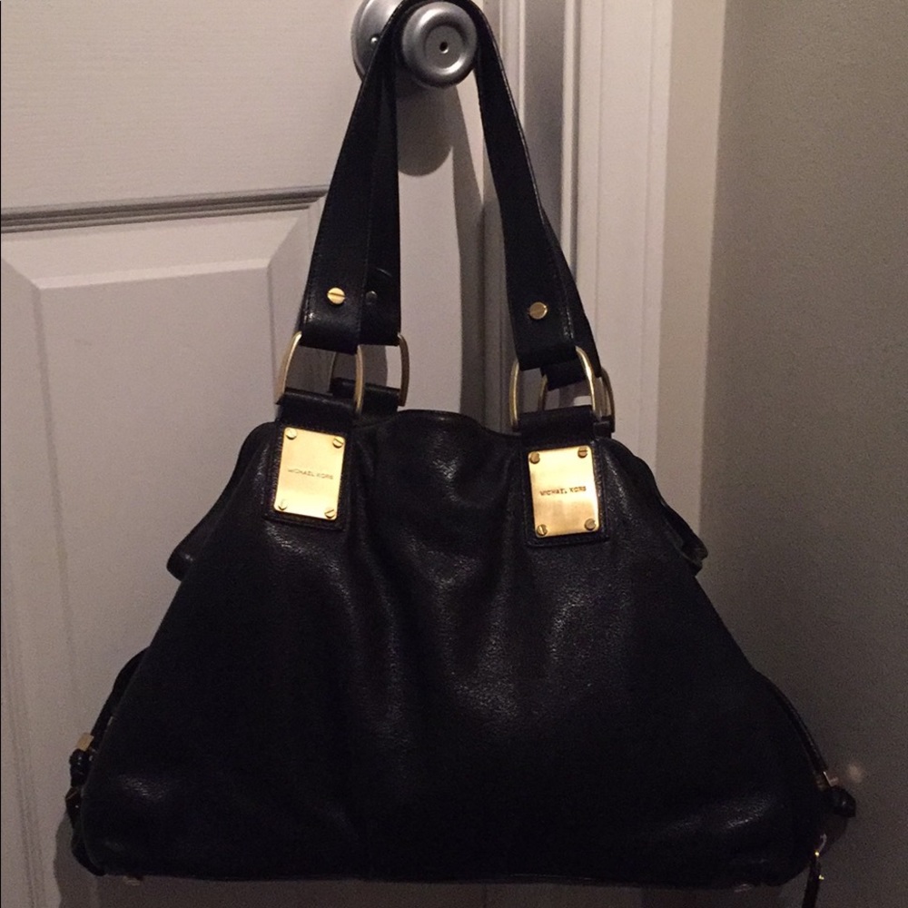 MICHAEL KORS limited edition black leather